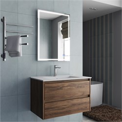 VINCEA База под раковину Gio 800 подвесная, 2 выкатных ящика soft-close, C.Oak VMC-2G800CO