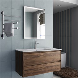 VINCEA База под раковину Gio 1000 подвесная, 2 выкатных ящика soft-close, C.Oak VMC-2G100CO