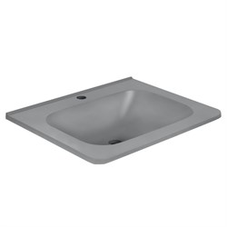 VINCEA Раковина VCB-2VP600G из кварцевого камня, цвет серый VCB-2VP600G