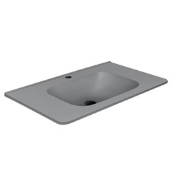 VINCEA Раковина VCB-2VP800W из искусственного камня, цвет белый VCB-2VP800G