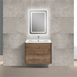 VINCEA База под раковину Paola 600 подвесная, 2 выкатных ящика soft close, Beton VMC-2P600BT