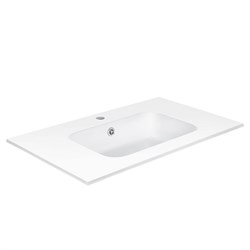 VINCEA Раковина VCB-2N800W из искуственного камня, цвет белый VCB-2N800W VINCEA Раковина VCB-2N800W из искуственного камня, цвет белый VCB-2N800W