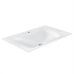 VINCEA Раковина VCB-1F800W из искусственного камня, цвет белый VCB-1F800W