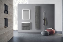 VINCEA База под керамическую раковину Mia 600 подвесная, 2 выкатных ящика soft close, Beton VMC-2MC600BT