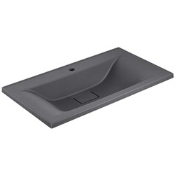 VINCEA Раковина VCB-3M900G из кварцевого камня, цвет серый VCB-3M900G