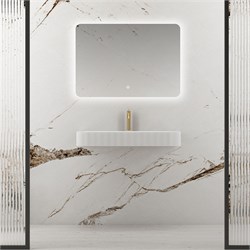 VINCEA Зеркало LED VLM-3BE900 900х800 c сенсорным выключателем и диммером VLM-3BE900 - фото 359152
