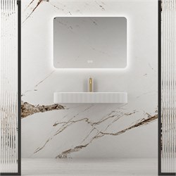 VINCEA Зеркало LED VLM-3BE1007-2 1000х700 c сенсорным выключателем и диммером, антизапотевание VLM-3BE1007-2 - фото 359216