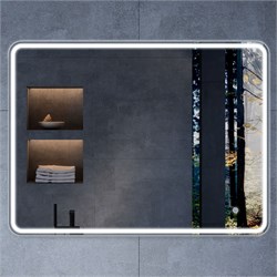 VINCEA Зеркало LED VLM-3VC900 900х700 c сенсорным выключателем и диммером VLM-3VC900 - фото 359446