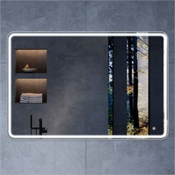 VINCEA Зеркало LED VLM-3VC120 1200х800 c сенсорным выключателем и диммером VLM-3VC120 - фото 359461