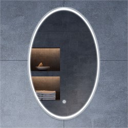 VINCEA Зеркало LED VLM-3BL900 600х900 c сенсорным выключателем и диммером VLM-3BL900 - фото 359501