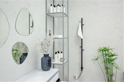 VINCEA Полотенцесушитель электрический VTD-1DGE 15х140, графит, таймер VTD-1DGE