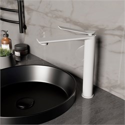 VINCEA Смеситель для раковины Verse VBF-2VE2MW однорычажный, белый матовый VBF-2VE2MW