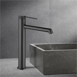 VINCEA Смеситель для раковины VBF-2RM2GM однорычажный, вороненая сталь VBF-2RM2GM