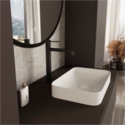 VINCEA Смеситель для раковины City VBF-2C2MB однорычажный, черный матовый VBF-2C2MB