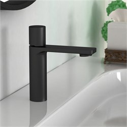 VINCEA Смеситель для раковины Vogue VBF-4V3MB, черный VBF-4V3MB