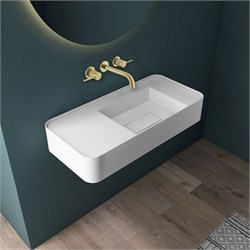 VINCEA Смеситель для раковины Groove VBFW-4G1BG4 встраиваемый, брашированное золото VBFW-4G1BG4