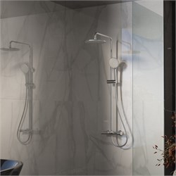 VINCEA Душевая стойка Rondo VSFS-1R1CH с изливом, хром VSFS-1R1CH