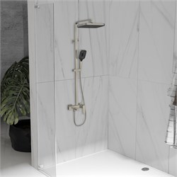 VINCEA Душевая стойка Dice VSFS-4C12BN с изливом, брашированный никель VSFS-4C12BN