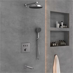 VINCEA Душевой комплект Inspire VSFW-431I2CH встраиваемый, хром VSFW-431I2CH - фото 360391
