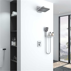 VINCEA Душевой комплект Inspire VSFW-3I21MT4RCH встраиваемый, термостатический, двухрежимный, хром VSFW-3I21MT4RCH - фото 361122