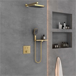 VINCEA Душевой комплект VSFW-4211RBG встраиваемый, 2 режима, брашированное золото VSFW-4211RBG - фото 361902