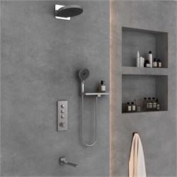 VINCEA Душевой комплект VSFW-433TI2RCH встраиваемый, хром VSFW-433TI2RCH - фото 362200