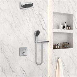 VINCEA Душевой комплект VSFW-4I211RCH встраиваемый, двухрежимный, хром VSFW-4I211RCH - фото 362406