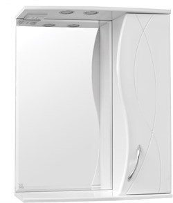 STYLE LINE Зеркальный шкаф Амелия 65 со светом ЛС-00000013 - фото 362974