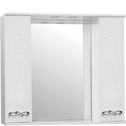 STYLE LINE Зеркальный шкаф Венеция 90/С ЛС-00000264 - фото 363005