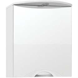 STYLE LINE Зеркальный шкаф Жасмин 2 60/С, Люкс белый ЛС-00000216 - фото 363012