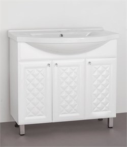 STYLE LINE Тумба с раковиной Style Line Канна 90 под умывальник Эльбрус-90 ЛС-00000168