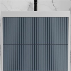 STYLE LINE Тумба подвесная "Стокгольм 70", Classic 70, (2 ящ.) графит софт, PUSH ЛС-00002312