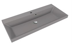 STYLE LINE Раковина для мебели ASTI 1000x450 кварц, серый шелк (отдельно не продается) СС-00002479 - фото 363985