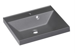 STYLE LINE Раковина для мебели ASTI 500x450 кварц, серый шелк (отдельно не продается) СС-00002486 - фото 363993