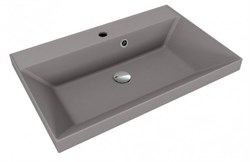 STYLE LINE Раковина для мебели ASTI 700x450 кварц, серый шелк (отдельно не продается) СС-00002473 - фото 364009