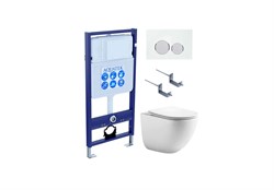 SET AQUATEK ГЕЛИОС-028 (рама AQUATEK Standard INS-0000012+клавиша KDI-0000028+кпереж KKI-0000002+унитаз AQ1993T-00 ГЕЛИОС + с тонким сиденьем sc SET AQUATEK ГЕЛИОС-028