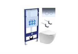 SET AQUATEK ЕВРОПА-018 4в1 (рама AQUATEK Standard INS-0000012 с клавишей KDI-0000018 и крепежом KKI-0000002+унитаз AQ1901-00 с тонким сиденьем sc) SET AQUATEK ЕВРОПА-018 4в1