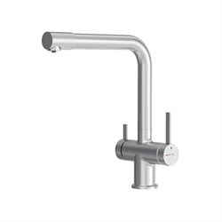 AM.PM Func Смеситель для кухни с L-изливом с каналом для питьевой воды, сатин F8F05711