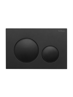 BELBAGNO Кнопка смыва BB-17C-NERO.M, черный матовый BB-17C-NERO.M