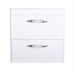 STYLE LINE El Fante Kara El Fante Тумба подвесная "Каре 60" (2 ящ.) Люкс белая, PLUS СС-00002268