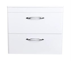 STYLE LINE El Fante Kara El Fante Тумба подвесная "Каре 70" (2 ящ.) Люкс белая, PLUS СС-00002269