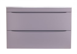 STYLE LINE El Fante Bergamo El Fante Тумба подвесная "Бергамо мини 80" (2 ящ.) Люкс антискрейтч серый, PLUS СС-00002323