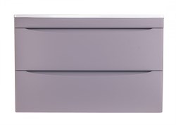 STYLE LINE El Fante Bergamo El Fante Тумба подвесная "Бергамо мини 90" (2 ящ.) Люкс антискрейтч серый, PLUS СС-00002365