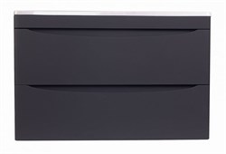 STYLE LINE El Fante Bergamo El Fante Тумба подвесная "Бергамо мини 90" (2 ящ.) Люкс антискрейтч черный, PLUS СС-00002366