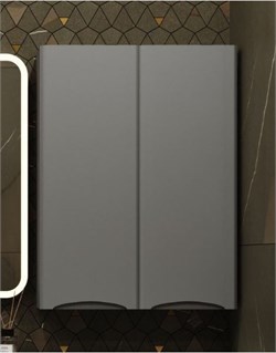 STYLE LINE El Fante Bergamo El Fante Подвесной шкаф "Бергамо мини 600" Люкс антискрейтч серый, PLUS СС-00002358