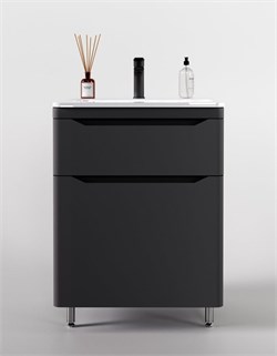 STYLE LINE El Fante Marella El Fante Тумба напольная "Марелла 60" (2 ящ.) Люкс антискрейтч серый, PLUS СС-00002397