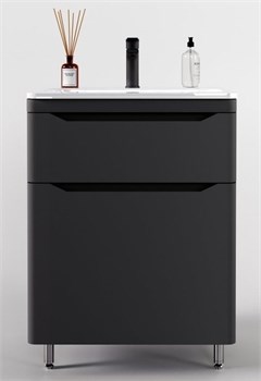 STYLE LINE El Fante Marella El Fante Тумба напольная "Марелла 70" (2 ящ.) Люкс антискрейтч серый, PLUS СС-00002400