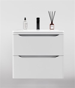 STYLE LINE El Fante Marella El Fante Тумба подвесная "Марелла 60" (2 ящ.) Люкс антискрейтч белый матовый, PLUS СС-00002404