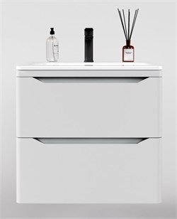 STYLE LINE El Fante Marella El Fante Тумба подвесная "Марелла 70" (2 ящ.) Люкс антискрейтч белый матовый, PLUS СС-00002407