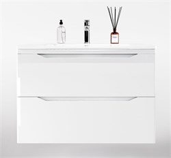 STYLE LINE El Fante Marella El Fante Тумба подвесная "Марелла 80" (2 ящ.) Люкс антискрейтч белый глянец, PLUS СС-00002411